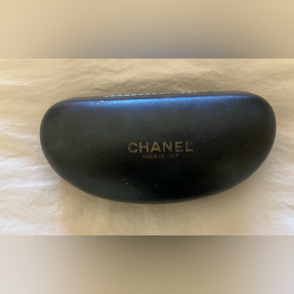 CHANEL Black w/ Gray Purple Tint Sunglasses